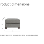 Furniture Village "Warm Grey" Elora Combination Sofa Set - corner sofa, chair, and ottoman